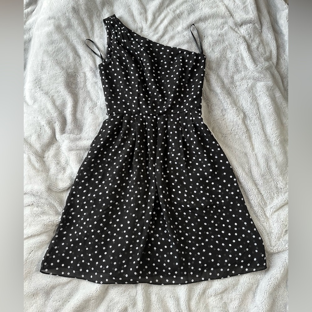 White House Black Market One Shoulder Dress